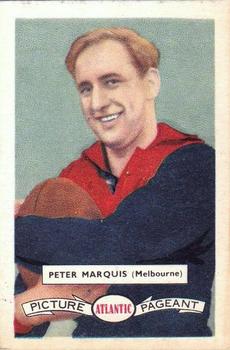 1958 Atlantic Petrol Stations Victorian League Stars #44 Peter Marquis Front